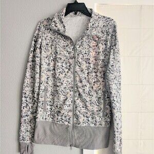 Lululemon Floral After Asana Hoodie Jacket 8: Pastel Colors* Tight Fitting